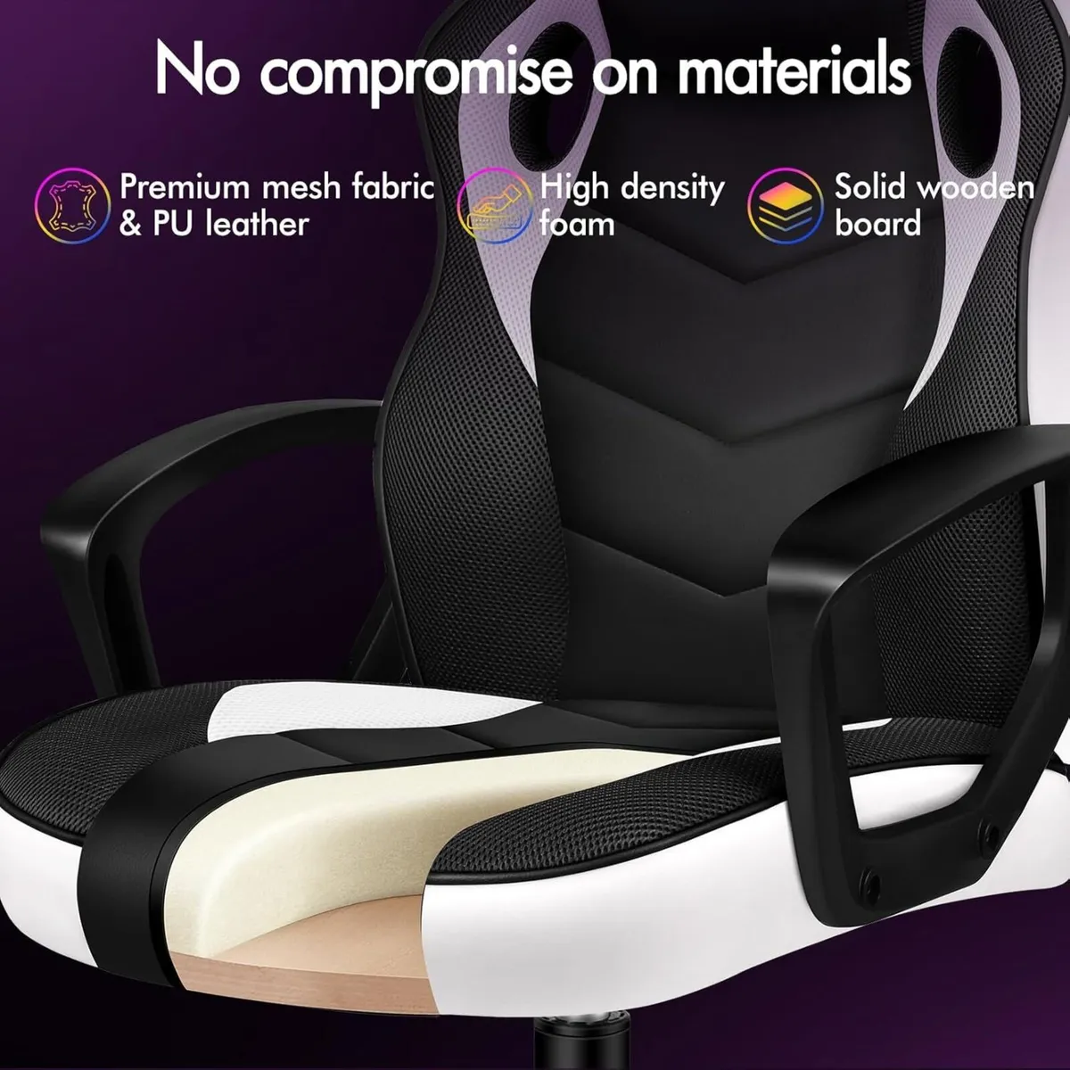 Gaming Chair Video Game Chairs Ergonomic Computer - Image 4