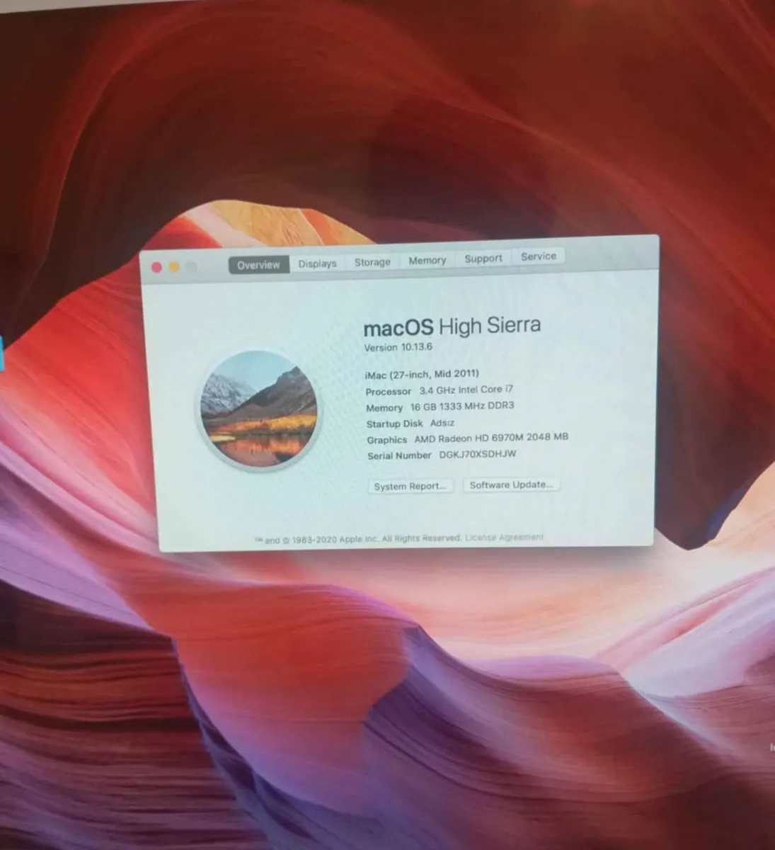 27" Apple iMac A1312 - Image 2