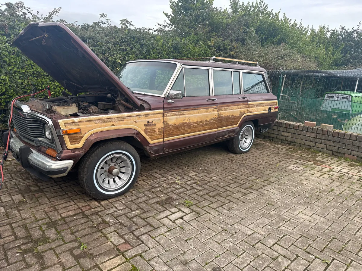 Jeep Wagoneer 1984 UK Plate - Image 1
