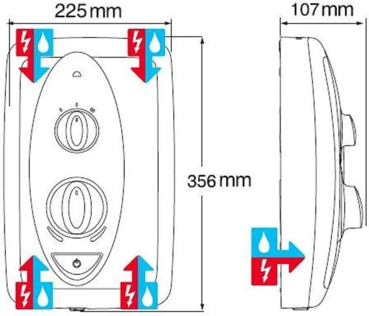 Showers 1..010 Jump Multi-Fit 8.5 kW Electric - Image 3