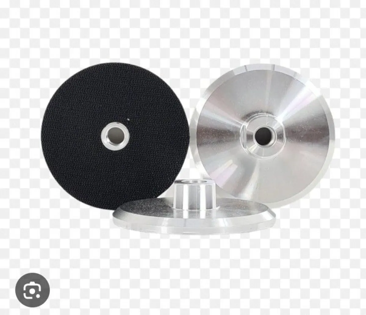 2 set of wet polishing pads & Aluminum backing pad - Image 2