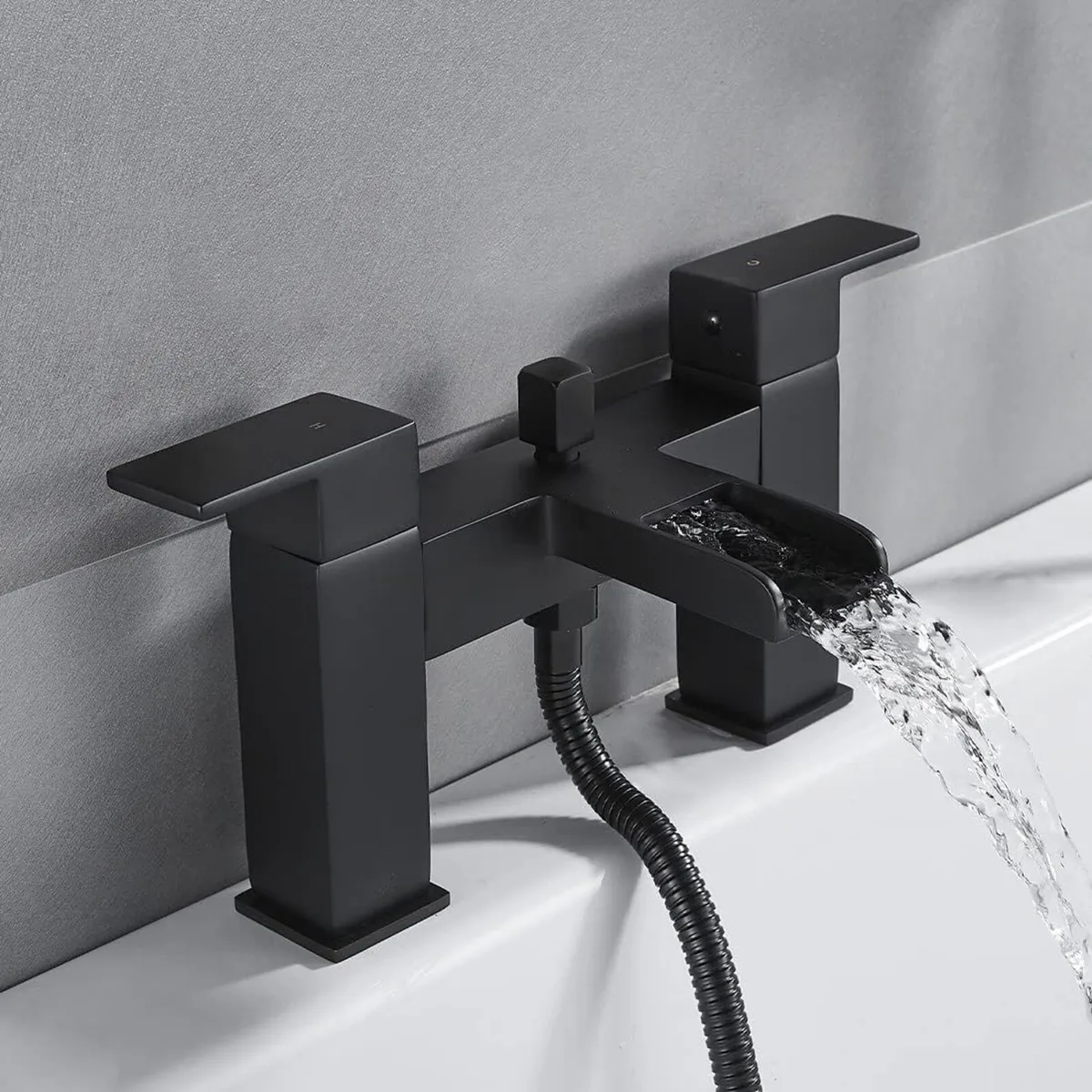 Bath tap with Shower Waterfall Filler Mixer Tub - Image 2