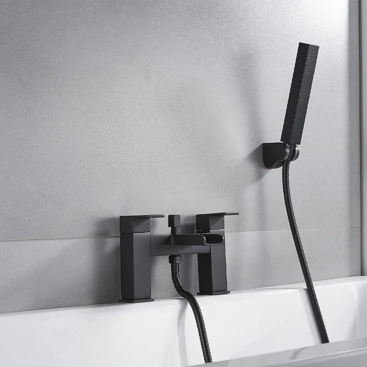 Bath tap with Shower Waterfall Filler Mixer Tub - Image 3