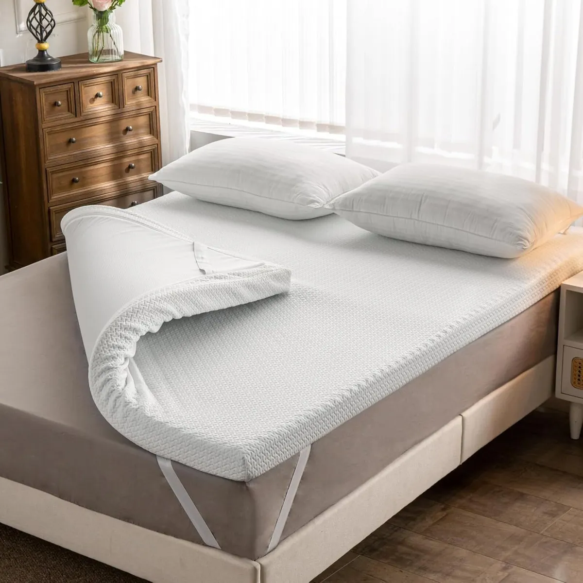 Memory Foam Mattress Topper Double Bed-7cm - Image 1