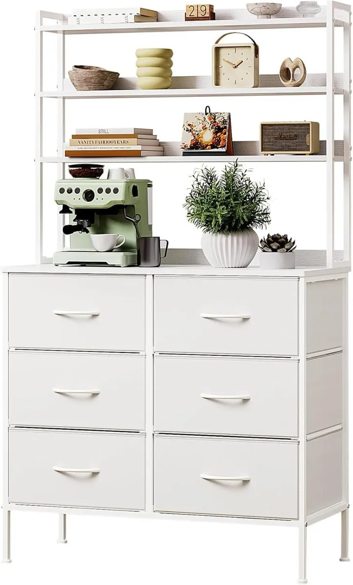 Bedroom Chest of Drawers 3-Tier Wooden Storage - Image 1