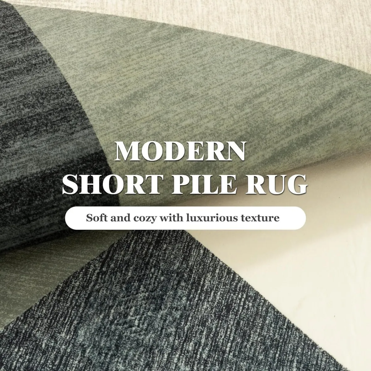 Washable Rug for Living Room- Fluffy Non-Slip - Image 4