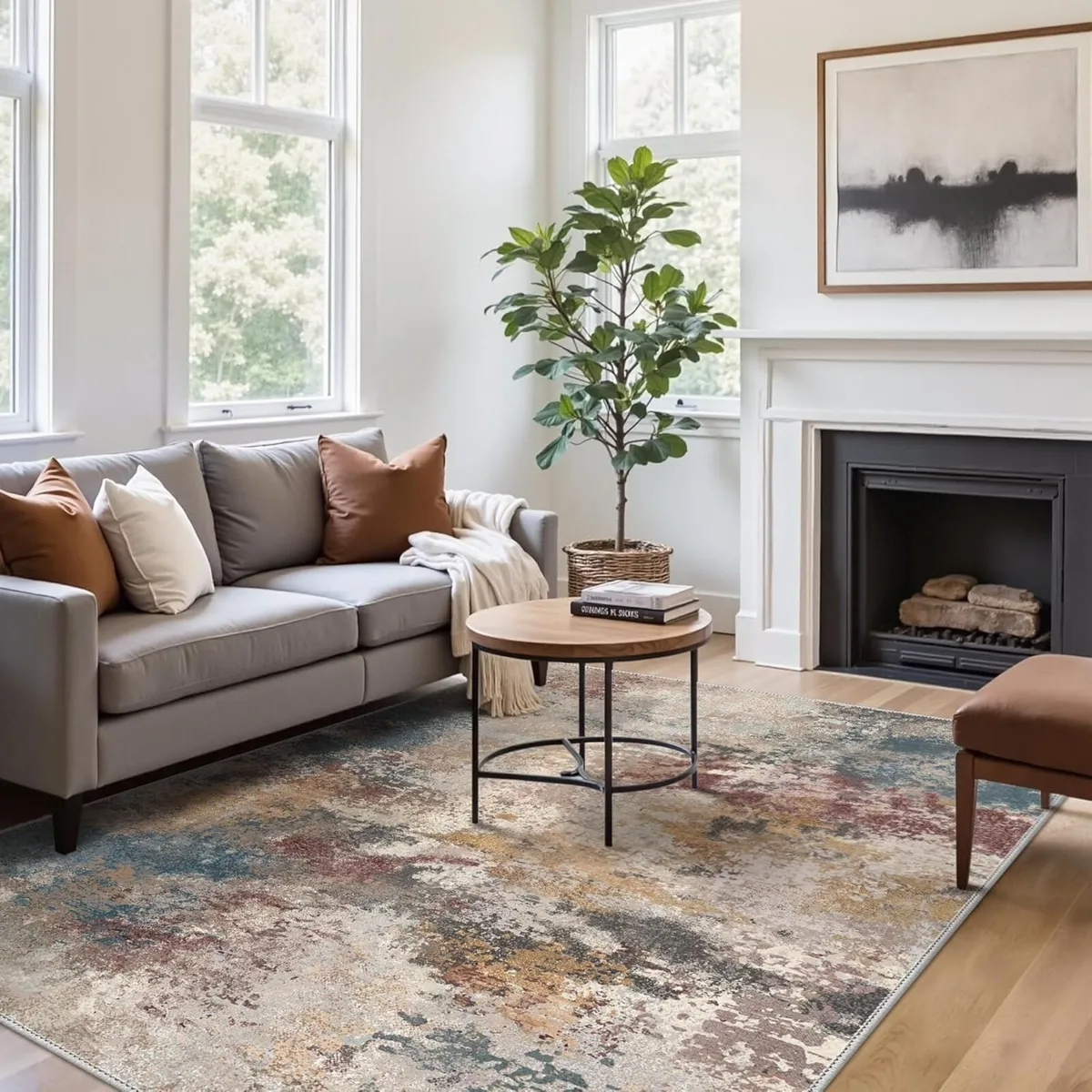 Rugs Living Room 200x290cm - Washable Large Rug - Image 3