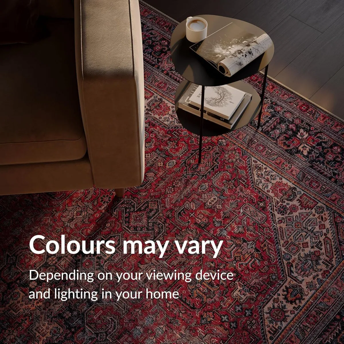 Machine Washable Rug 122x170cm 75% Recycled - Image 4