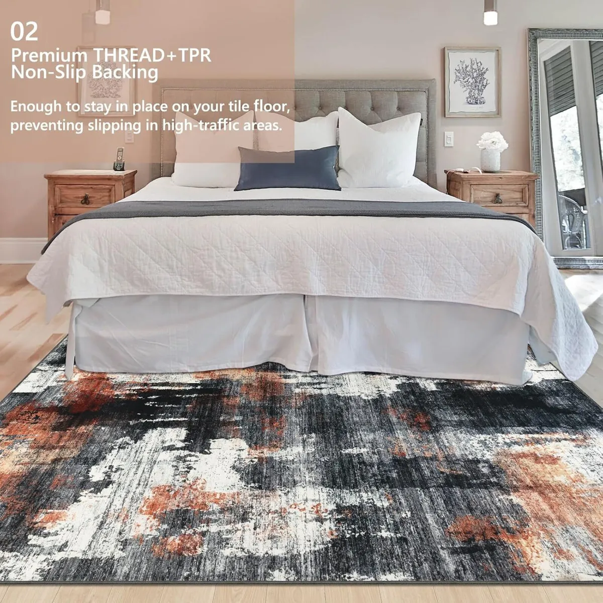 200x300cm Large Modern Abstract Rugs Living Room - Image 4