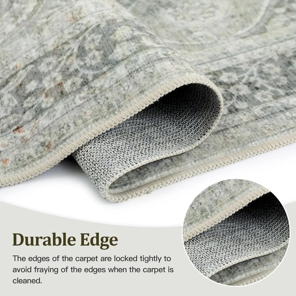 Washable Rugs Living Room Area 200x300 cm Large - Image 4