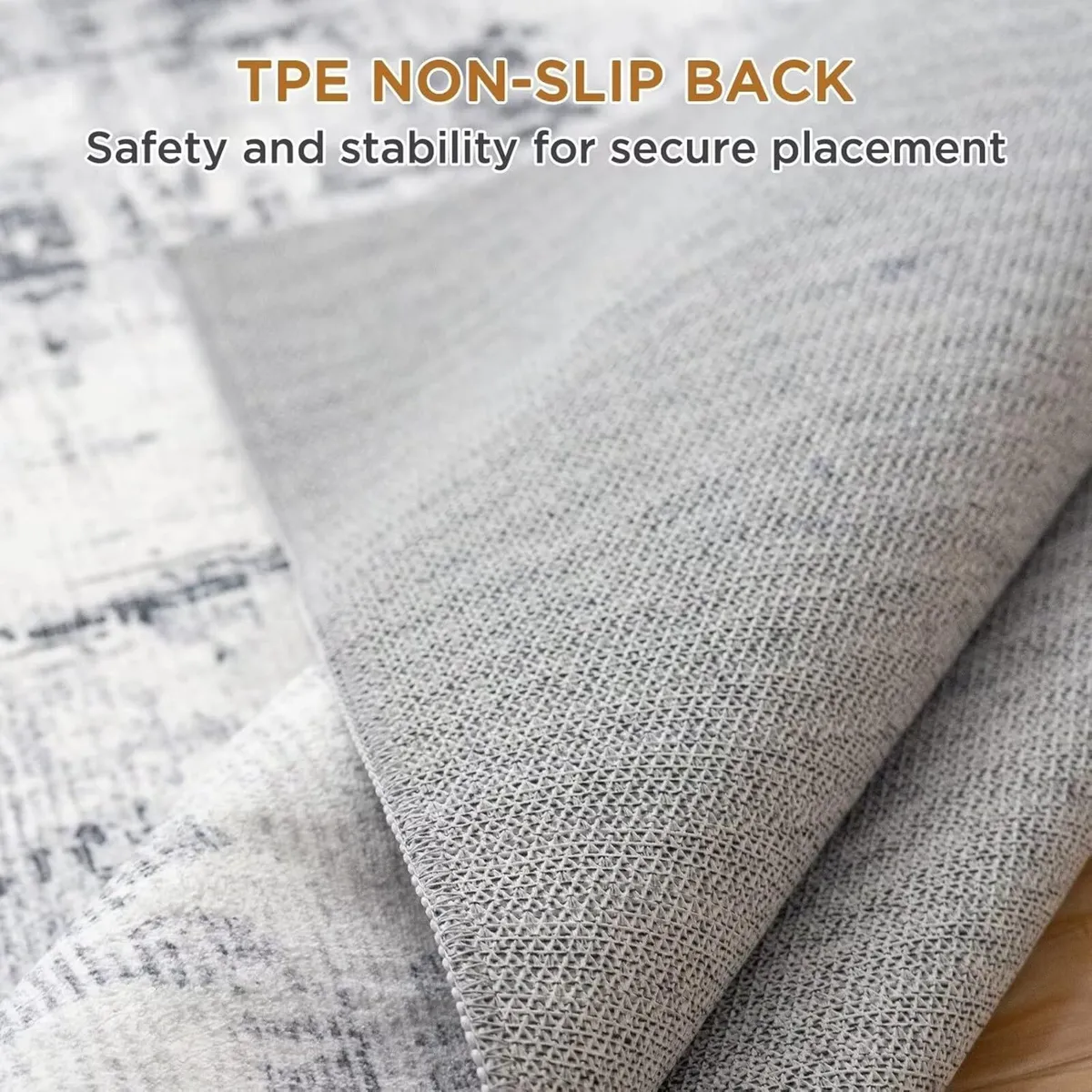 Machine Washable Rugs for Living Room - Modern - Image 3