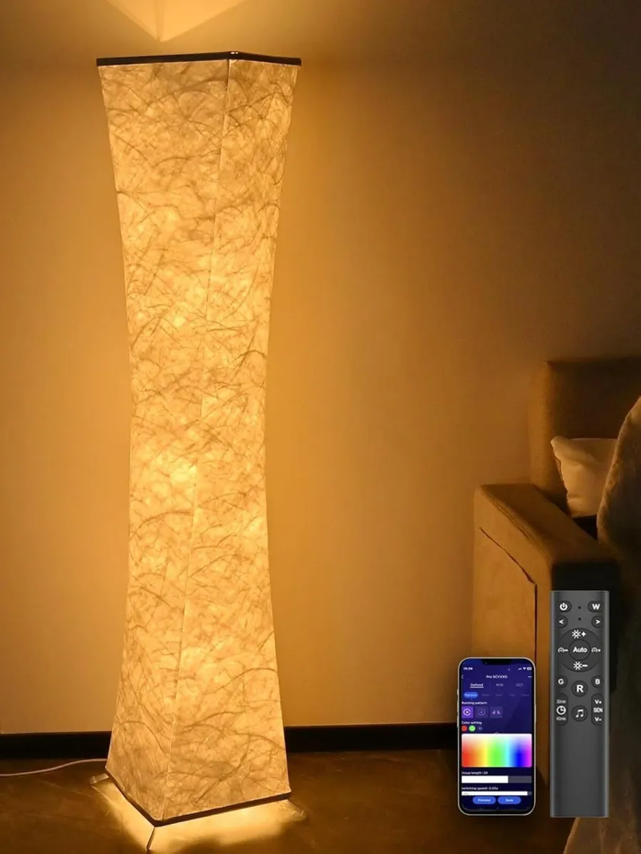 Smart RGB LED Floor Lamp 18W Remote APP Control - Image 1