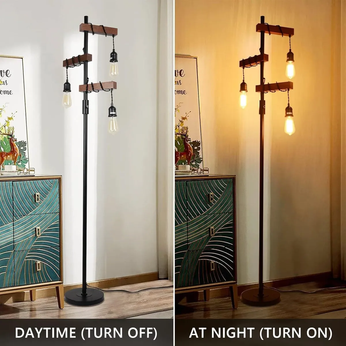 Industrial Dimmable Floor Lamps Farmhouse - Image 4
