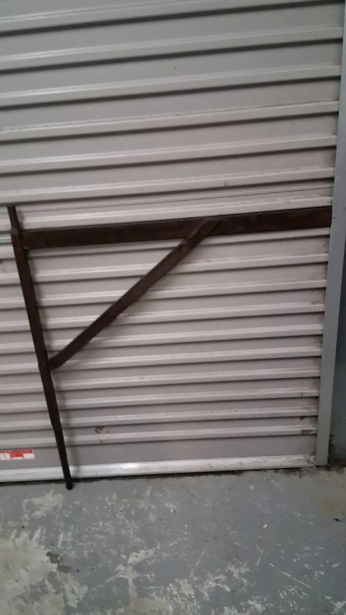 Original forged fire crane