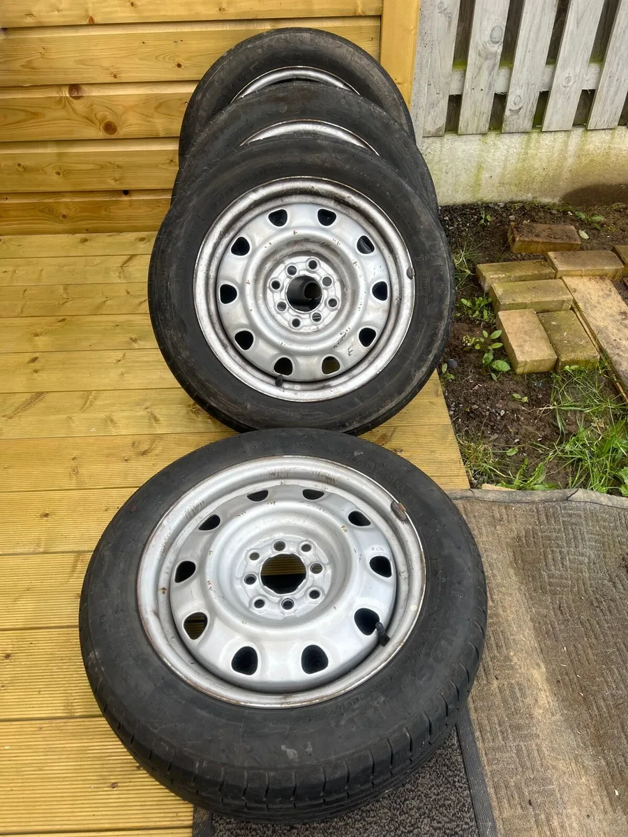4 RIM WITH TYRES  185/60R15 - Image 2