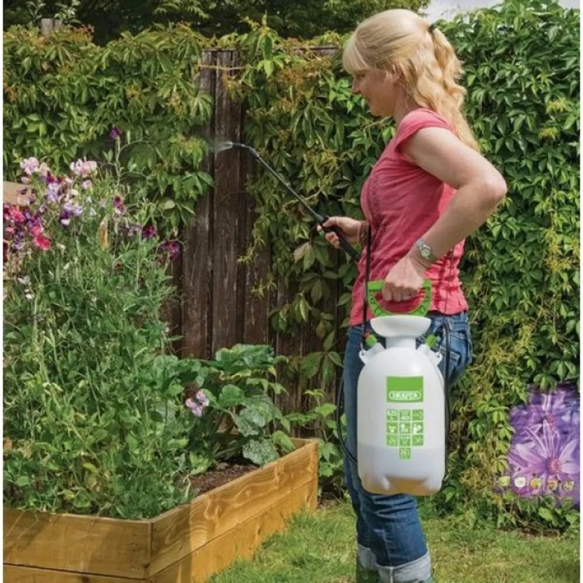 Draper Pressure Sprayer, 6.25L, With FREE Mini Spr - Image 3