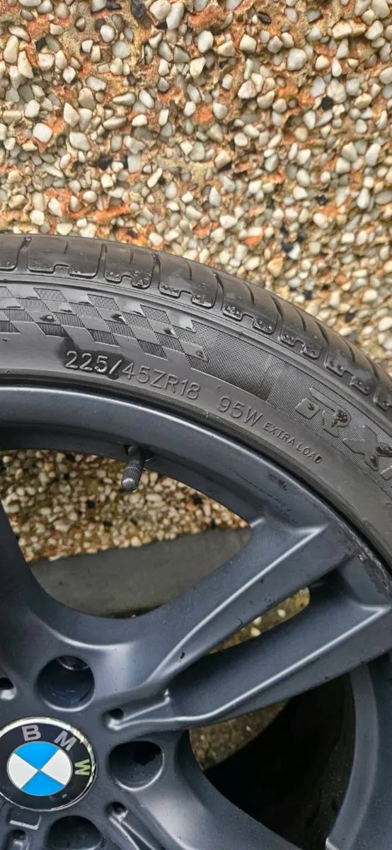 18" BMW 400M OEM M Sport Alloy Wheels –Satin Black - Image 4