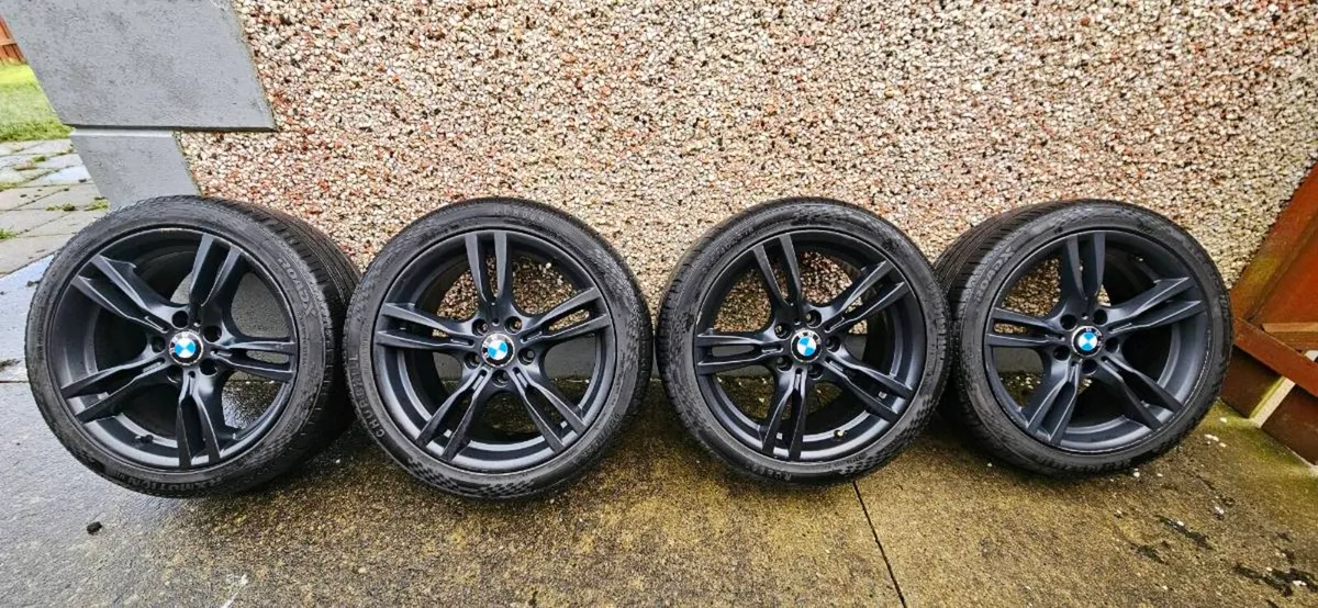 18" BMW 400M OEM M Sport Alloy Wheels –Satin Black - Image 2
