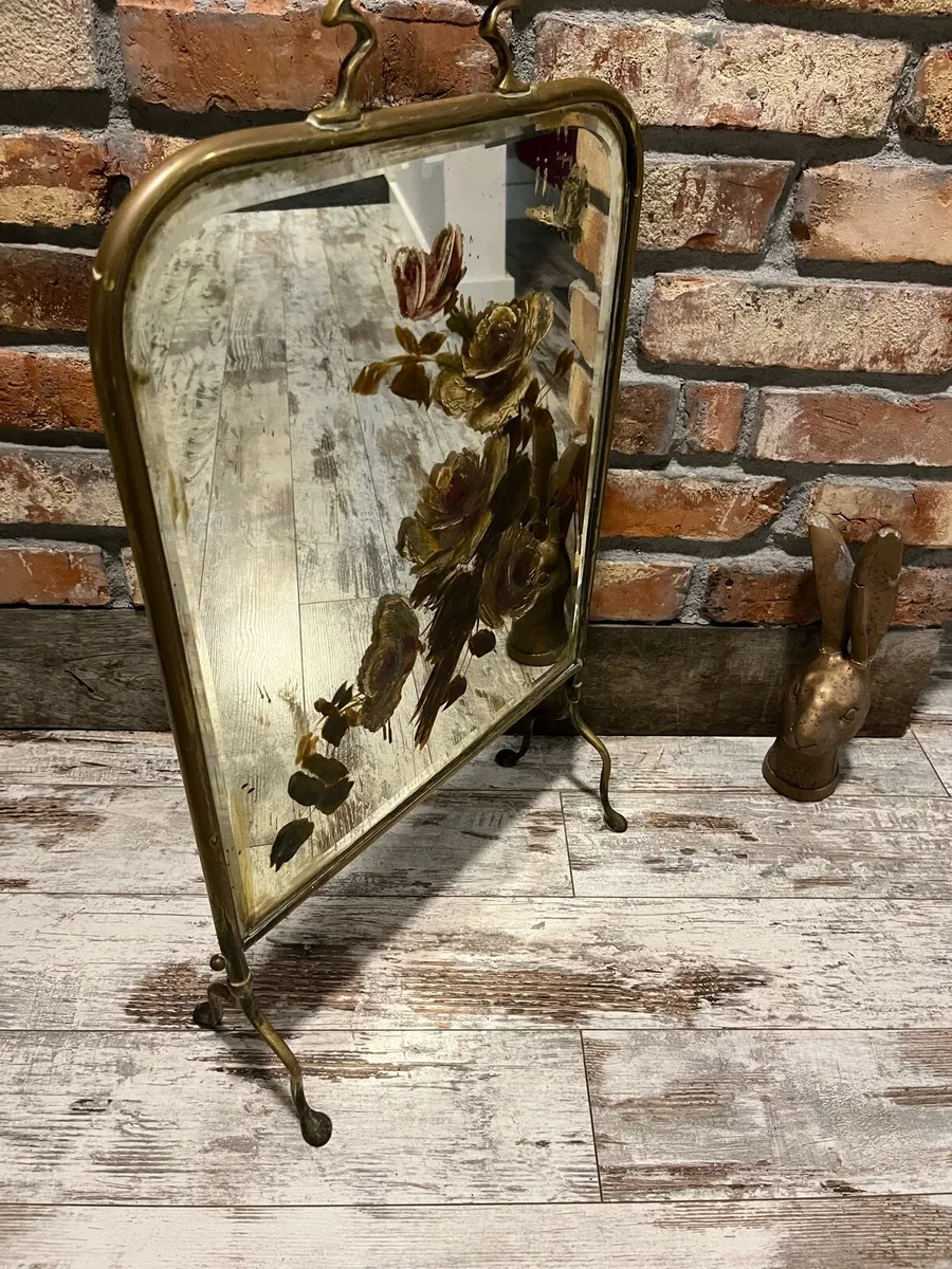 Vintage fire screen - Image 1