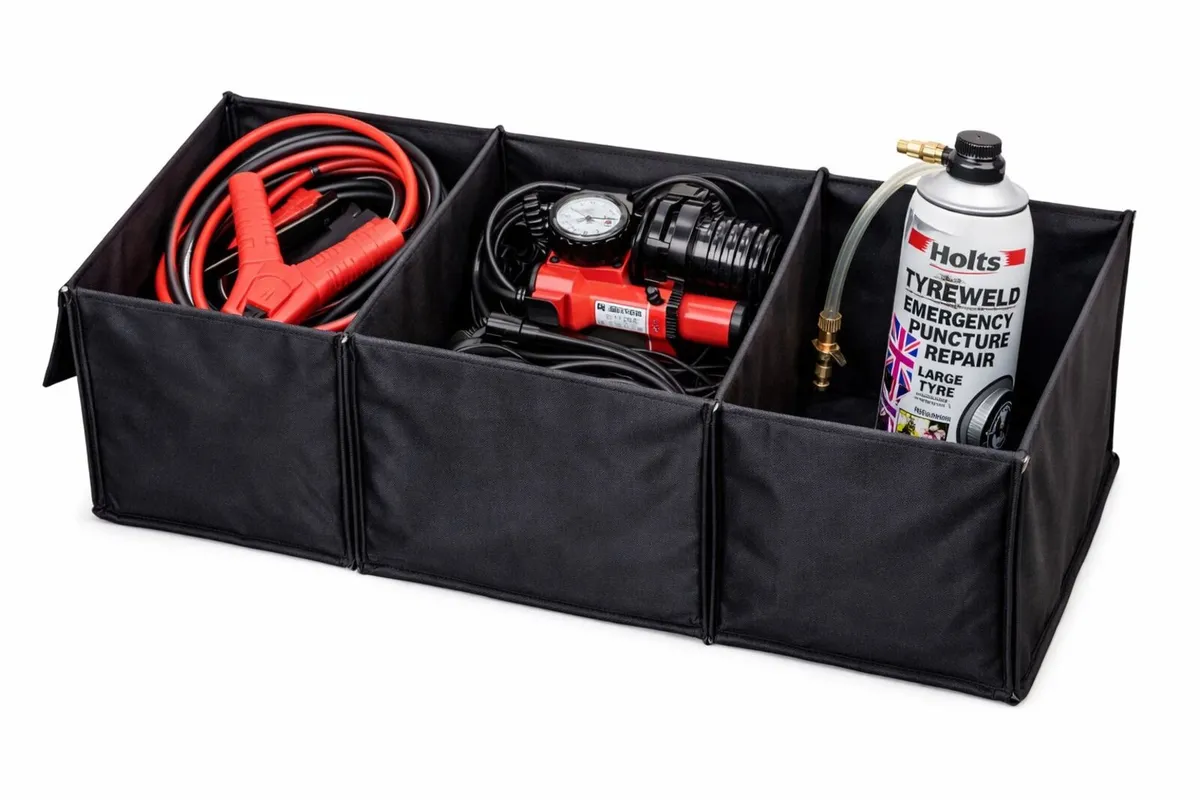 Car Kit (Pump, Jump Leads, Vacuum) PLUS - Image 1