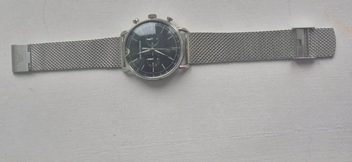 Emporio armani mens quartz watch - Image 1