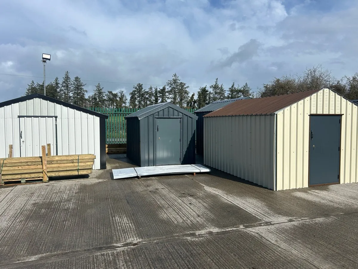 Ex display steel sheds - Image 2