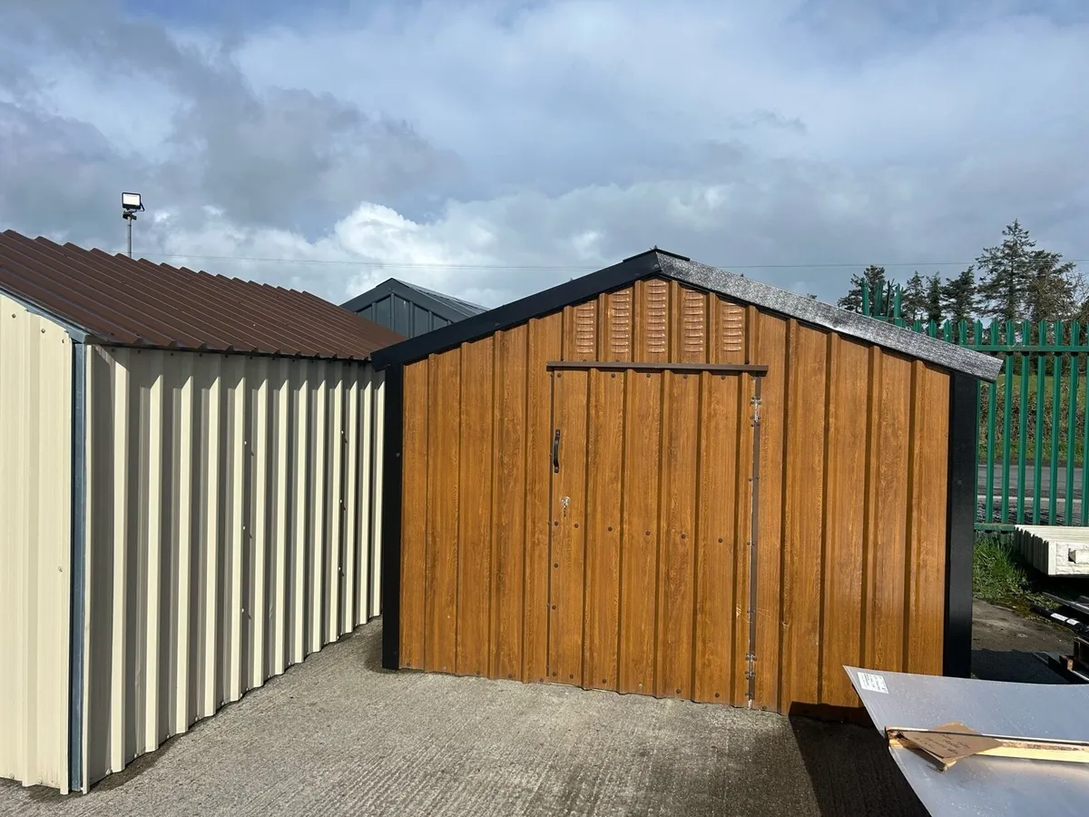 Ex display steel sheds - Image 3