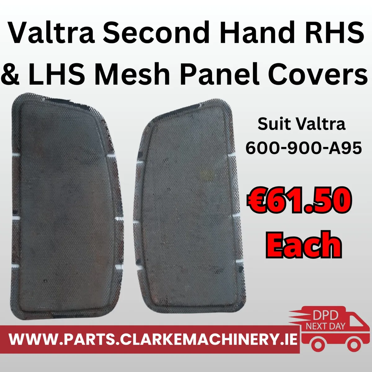 Valtra Second Hand Mesh Panel Covers RHS & LHS