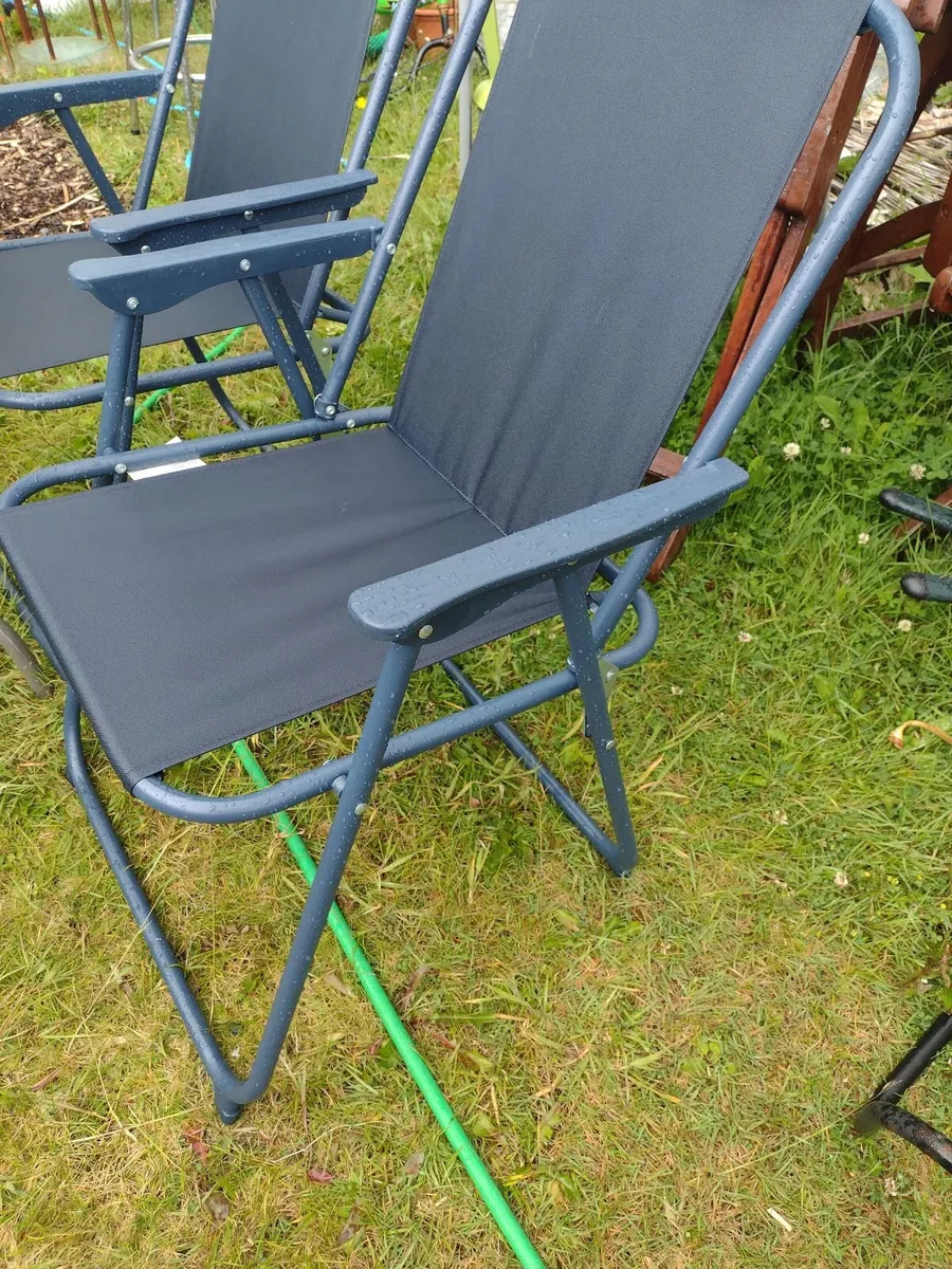 Brand new foldup garden/patio chairs - Image 1