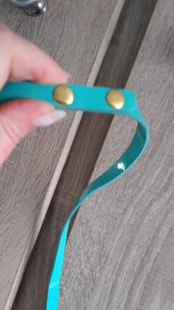 Lacquered green belt new - Image 3