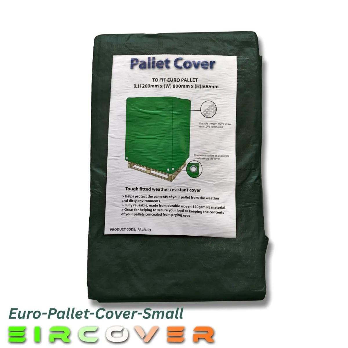 UK Pallet Cover Small - 1220  L x 1020 W x 500 H - Image 2