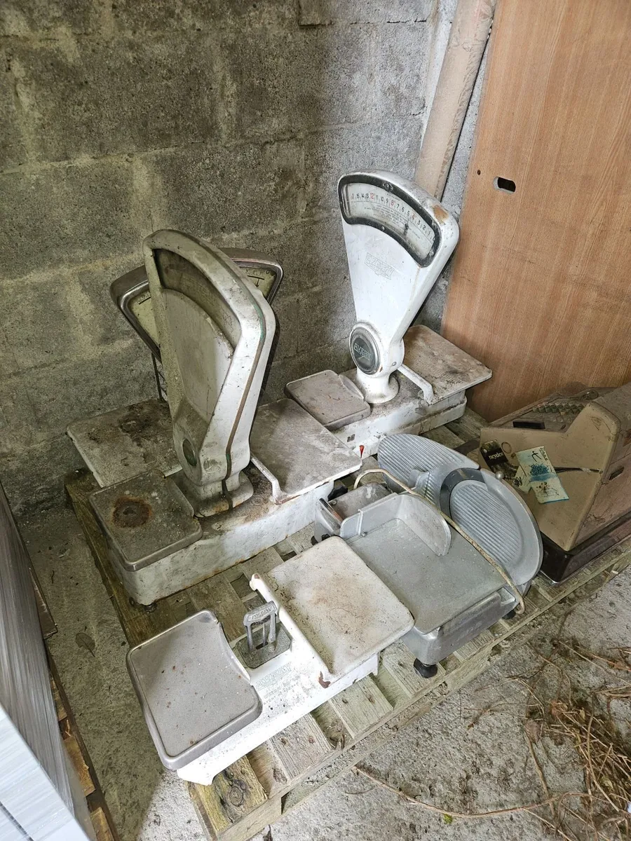 Vintage weighing scales