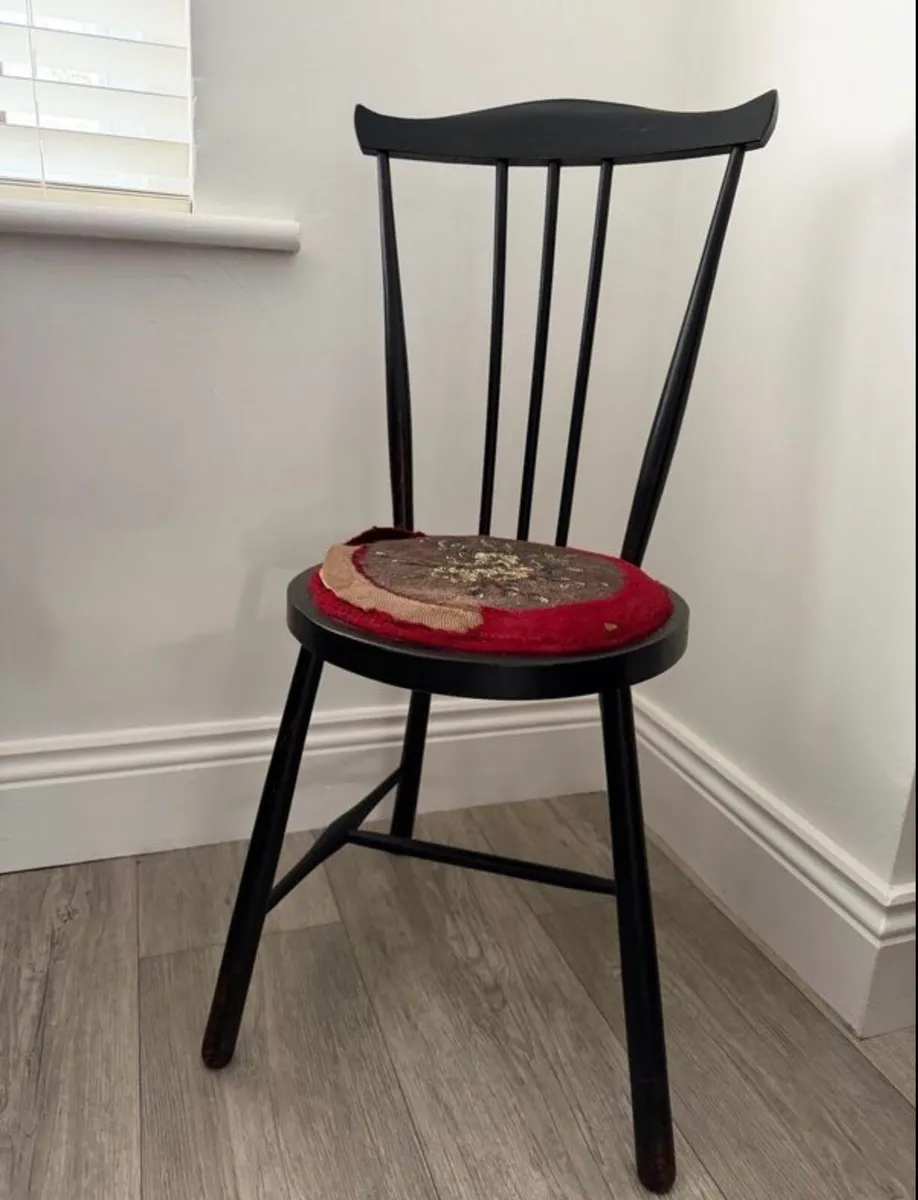 Vintage Petite Bedroom Chair - Image 1