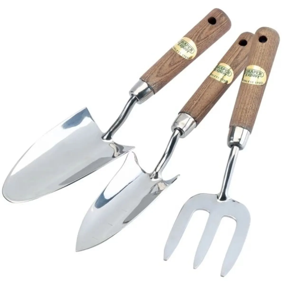 Draper EXPERT Stainless Steel Hand Fork and Trowel - Image 1