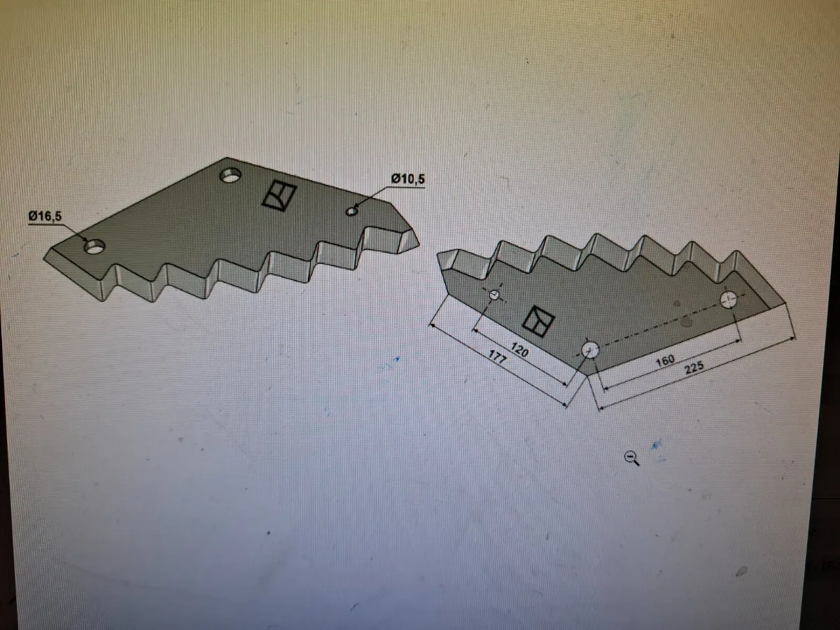JF STOLL DIET FEEDER KNIVES