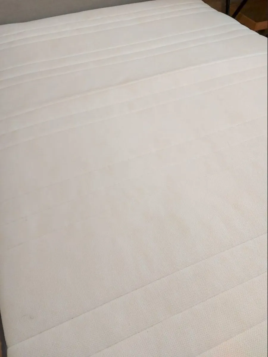 Double bed, IKEA Mattress and headboard - Image 3