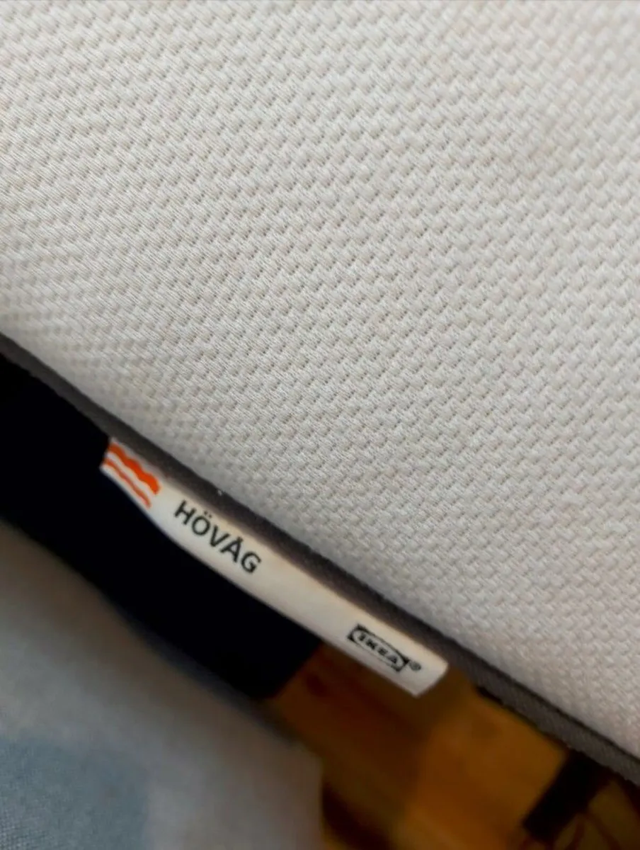 Double bed, IKEA Mattress and headboard - Image 2