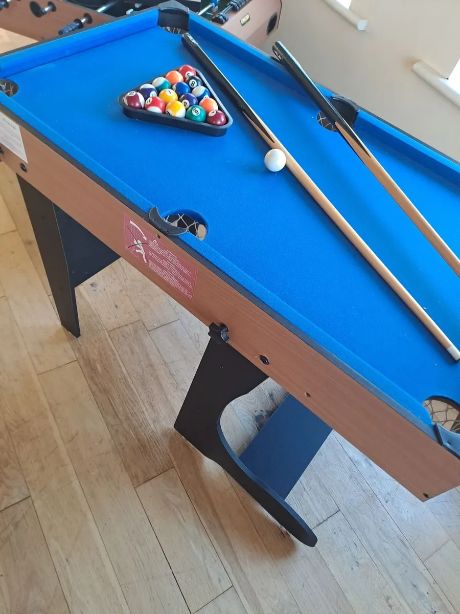 Pool table, football table - Image 1