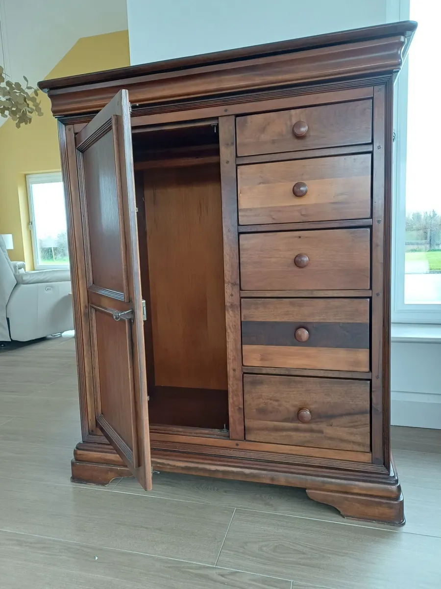 Gentleman's Wardrobe Dark Mahogany - Image 1