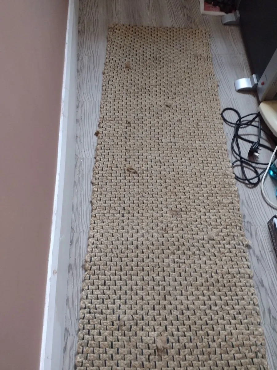 Heavy jute & Sisal hall rug - Image 2