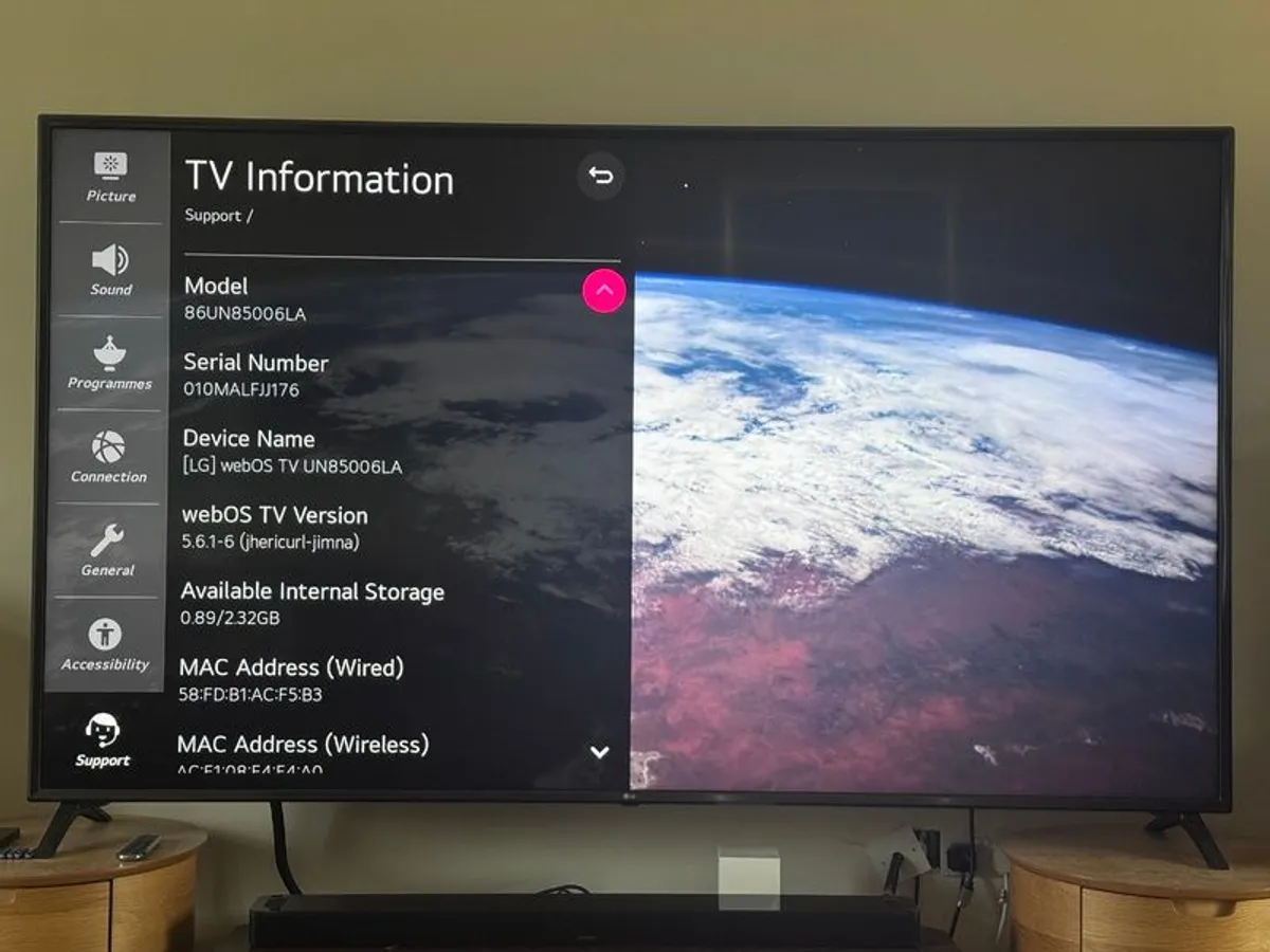 86" 4k Smart Uhd Lg Tv - Image 1