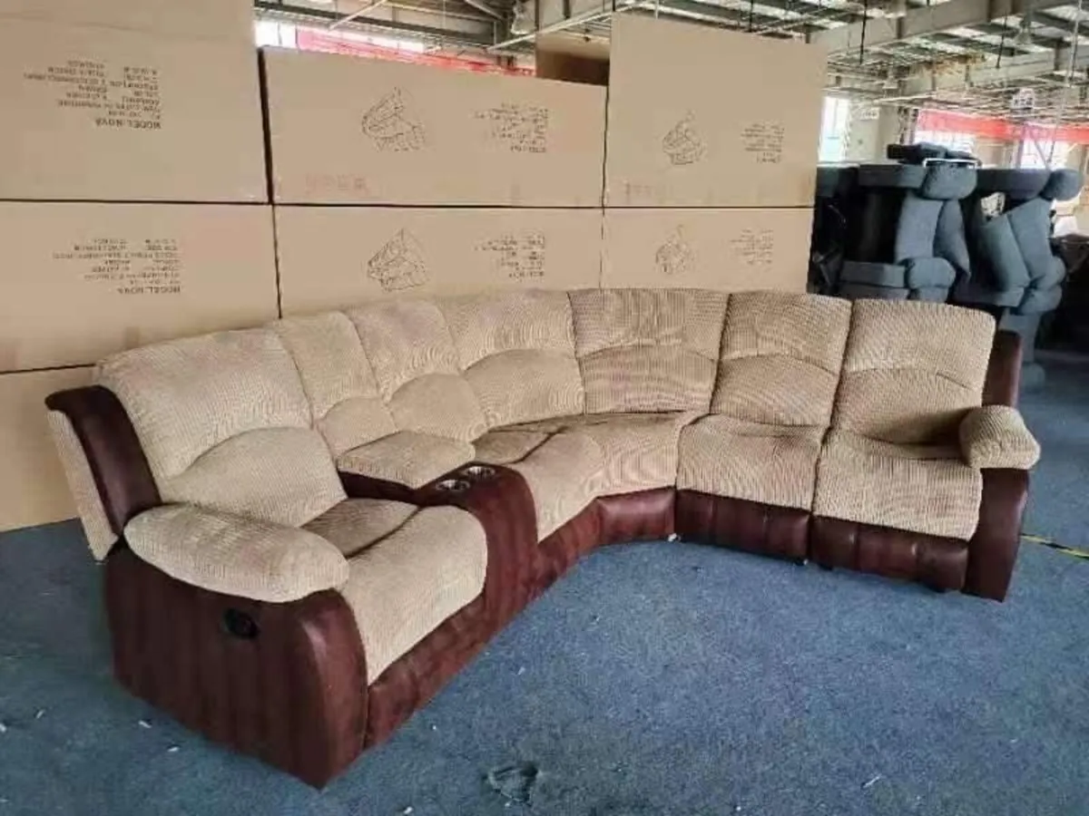 Cream & Brown Nova Corner Free Delivery