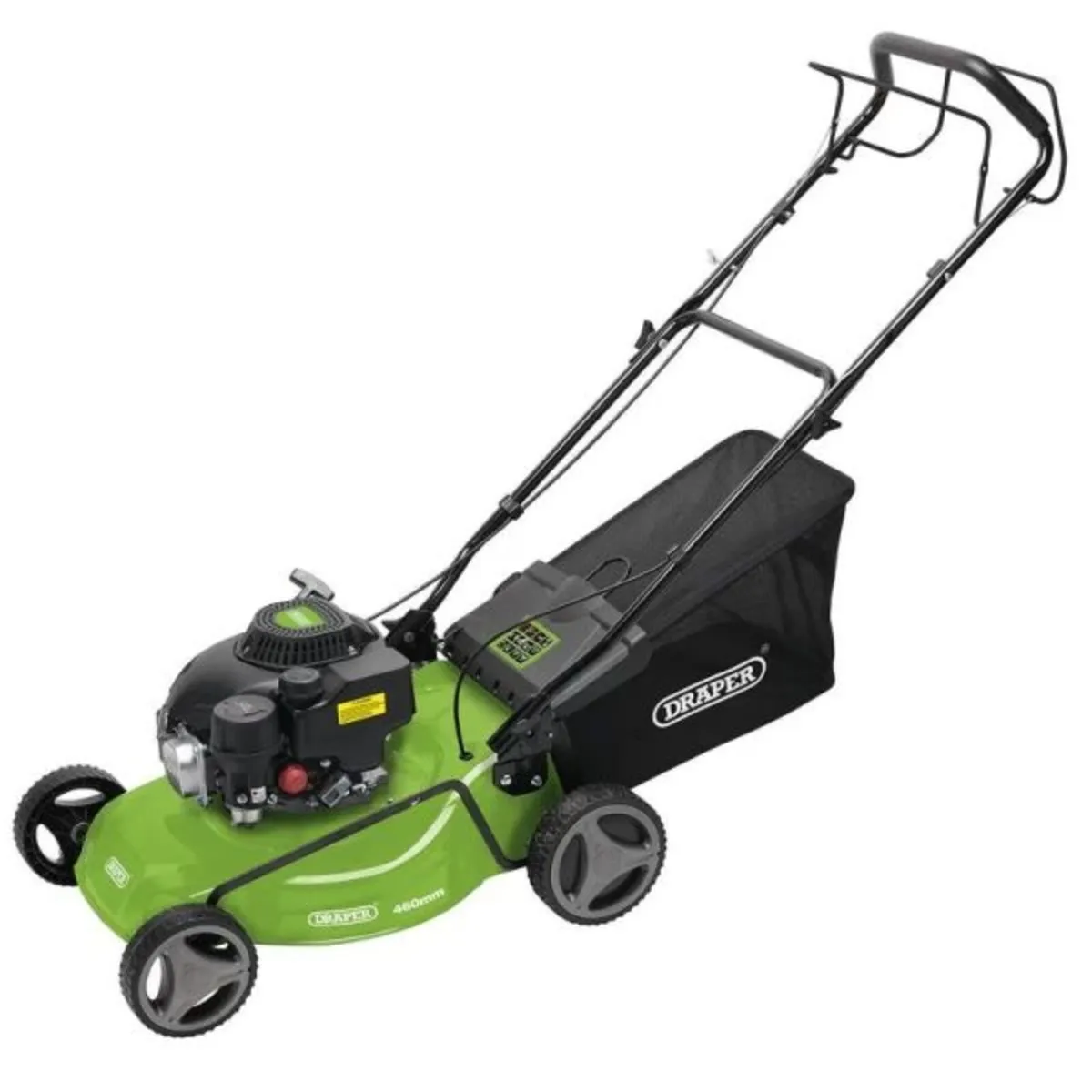 Draper Self-Propelled Petrol Lawn Mower, 460mm, 15 - Image 1