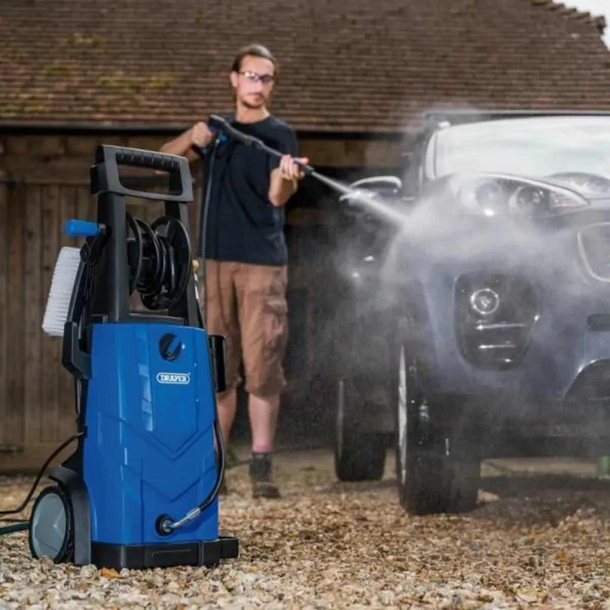 Draper 230V Pressure Washer, 2200W, 165bar (98677) - Image 4