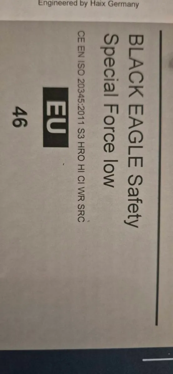 Haix steel toe safety work boots brand new 11 uk - Image 4