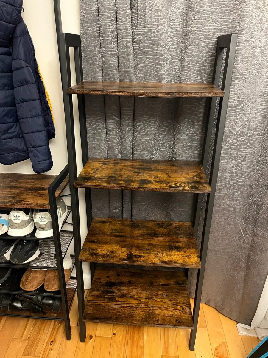 Coat rack, shoes rack and bookshelf - Image 2