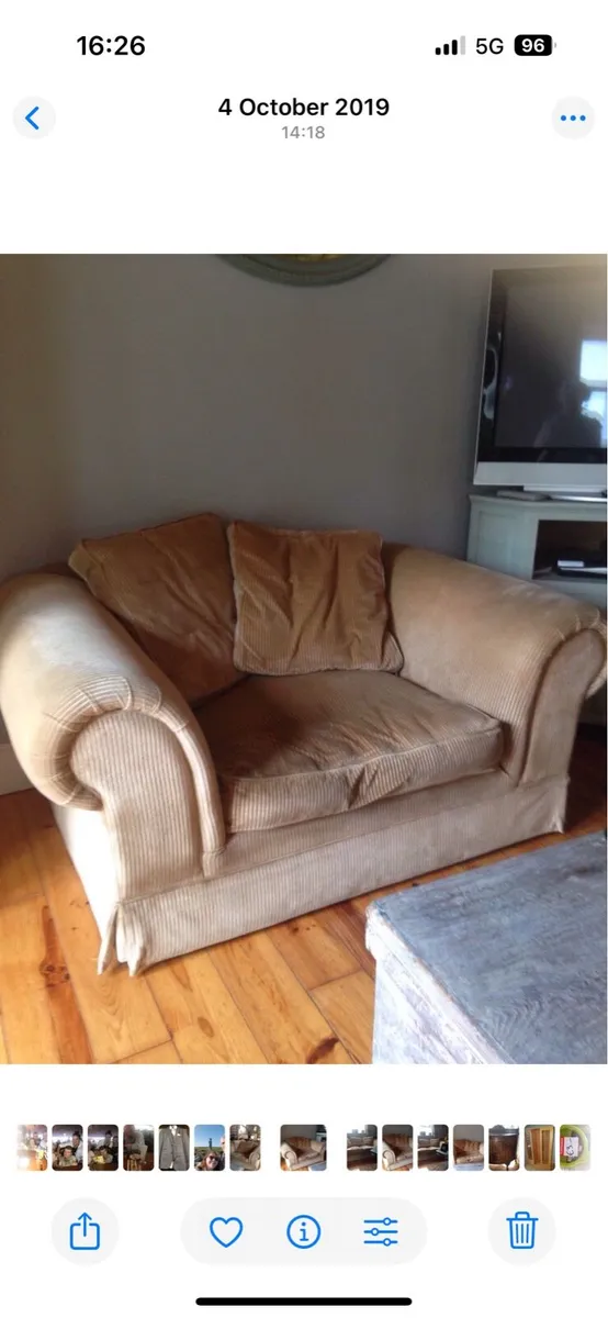 1/half seats plus large 3 seater - Image 2