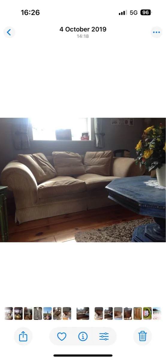 1/half seats plus large 3 seater - Image 3