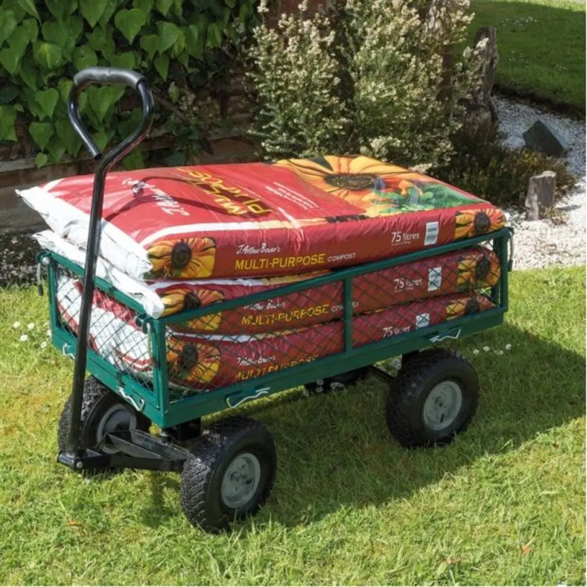 Draper Steel Mesh Gardeners Cart (200kg) - 58552 - Image 2