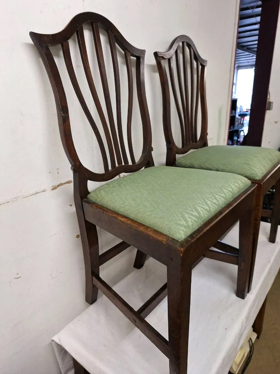 Pair of 19th century dining chairs - Image 2